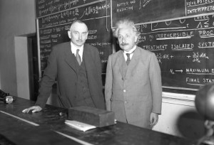 Richard Tolman and Albert Einstein, 1932.
